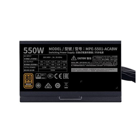 Cooler Master | MPE-5501-ACABW-B | 550 W - 3